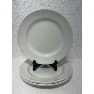 Grindleys Hotelware Vitrified England White plates Set Of Three  6 - 61 Vintage